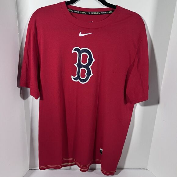 Nike Other - Nike BSBL Dri Fit Boston Red Sox Baseball MLB T-Shirt Men's Size Large